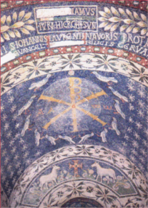 mosaico abside battistero di Albenga